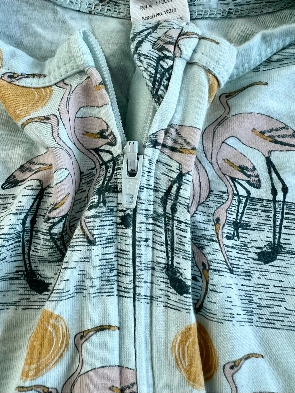 Kate Quinn Kids Flamingo Sun Sleeveless Zipper Jumpsuit Size 2T